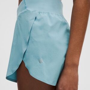 Lululemon Fast and Free Blue Athletic Shorts